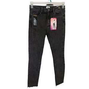 Simple Society High Rise Ankle Skinny Jeans Stretch 9/29 Distressed Ripped NWT